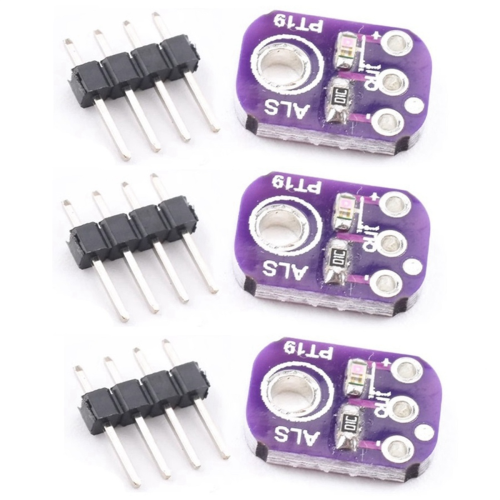 ALS-PT19 Analog Light Sensor Module High Dynamic Range Light 3PCS