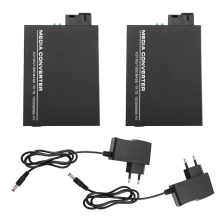 1 Pair Gigabit Single Fiber Ethernet Switch Transceiver Fiber EU PLUG