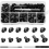 Binding Screws Assorted Kit,M5x4/5/6/8/10/12mm Book-Binding Rivets 1