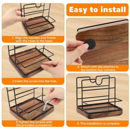Rustic Napkin Holder for Table 2