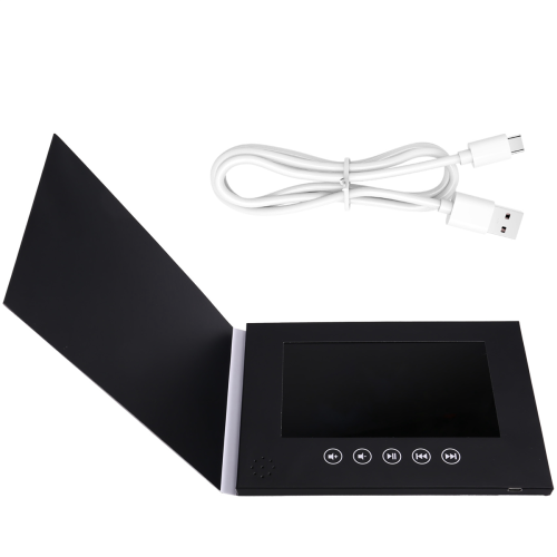 7 Inches Hard Cover Video Brochure with IPS Screen 256mb Memory 2