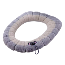 Universal Portable Soft Washable Thickening Winter Plush Toilet Mat A