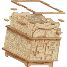 Jeu d'escape box - Orbital Box - Maquette en bois - 65 pièces - Pour adultes - Intérieur