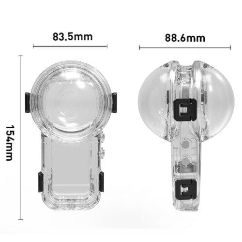 60M Dive Case for X5 Waterproof Protective Case 2