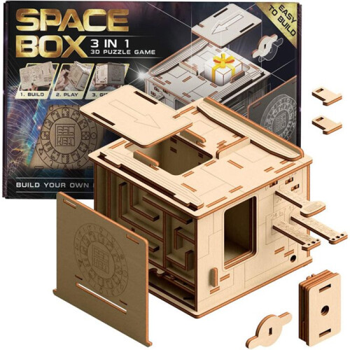 Maquette à assembler - Space Box - Space Box Pro - Bois - 14 ans et plus - Intérieur