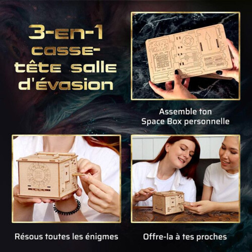 Maquette à assembler - Space Box - Space Box Pro - Bois - 14 ans et plus - Intérieur 1