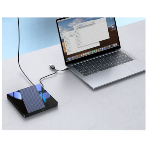 External CD/DVD Drive Computer External Burner Portable Optical Drive 1