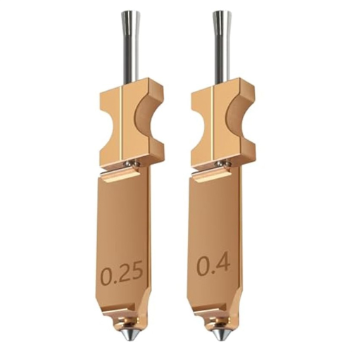 2er-Set Upgraded Hotend Kit Für Flashforge AD5X – 0,25mm & 0,4mm Düse, High-Flow, Mit Silikonhülsen & Bürsten