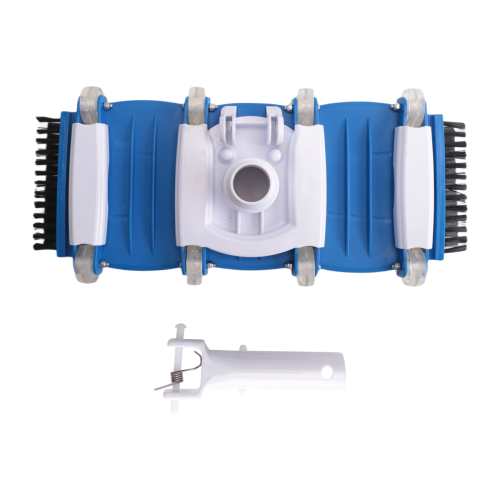Pool Vacuum Head with Side Brushes and Wheels Vacuum Head 1