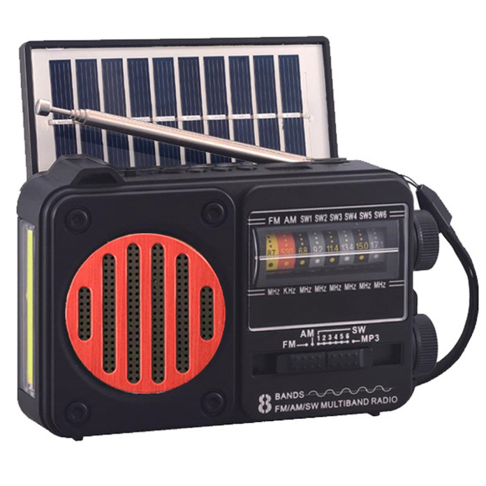 Emergency Radio Solar Fm Am Sw Radio Receiver Bluetooth Speaker 4711467084095