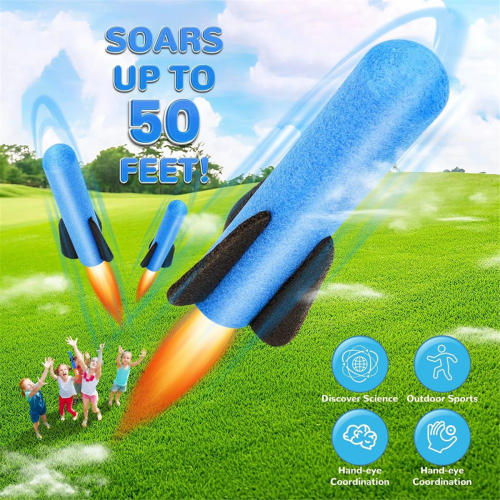 4pcs Handheld Launcher Toy with Foam Launches 2