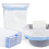 40 Packs Commode Liners with 40 Absorbent Pads 1