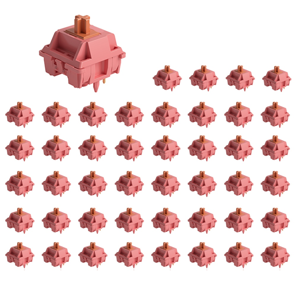 45Pcs Switch 5 Pins 40Gf Linear Switch Lubed Deep Low-Pitch 4711467088277