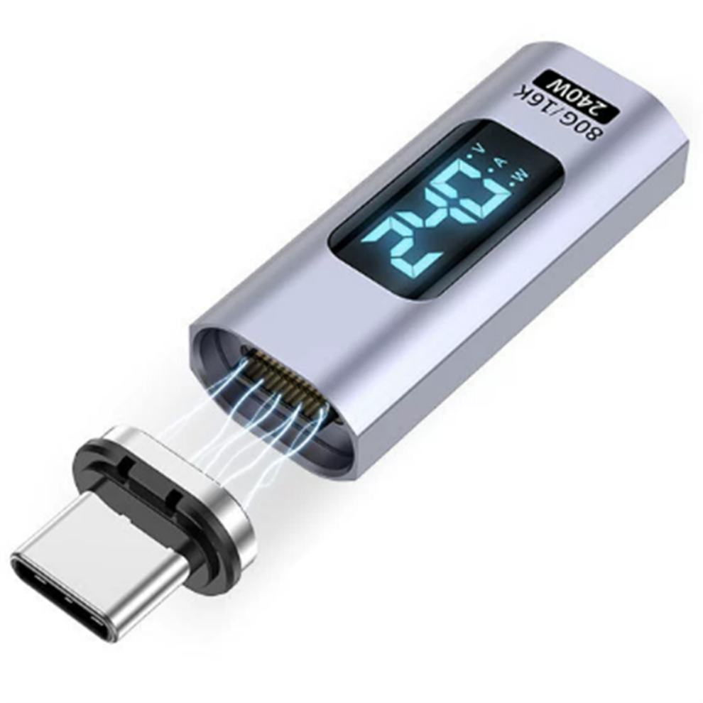 Pd 240W Magnetic Usb C Adapter Fast Charging Straight 4711467086792