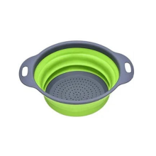 2pcs Foldable Strainer Fruit Vegetable Washing Basket Colander Dish