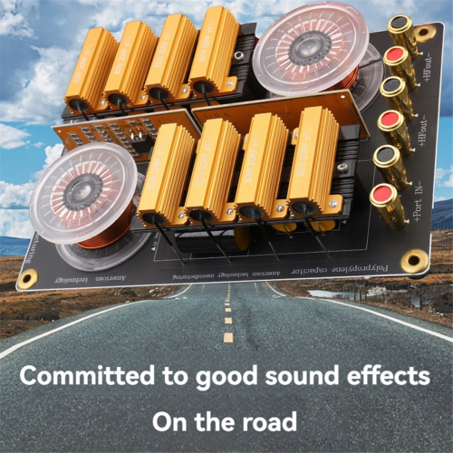 High-Pressure Dual Tweeter Crossover 2 Way Speaker Frequency Divider 2
