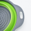 2pcs Foldable Strainer Fruit Vegetable Washing Basket Colander Dish 4