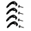 4pcs Cello Fine Tuners 3/4 4/4 Cello Strings Hooks Adjuster Tuners 1