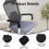 2 Pcs Armrest Protectors Polyester Armrest Cover 5
