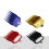 8Pcs Professional Limit Comb Cutting Guide Combs Set Gold 4
