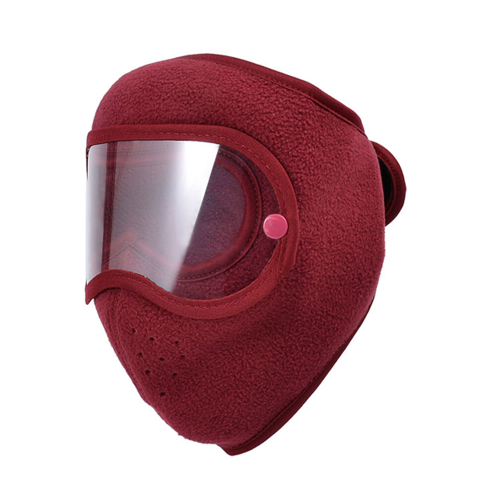 (Wine red, Normal style) Motorcycle Face Masks For Ultimate Comfort And Anti-splashs Warm Mask-image-OPC-PJVJS8T-NEW