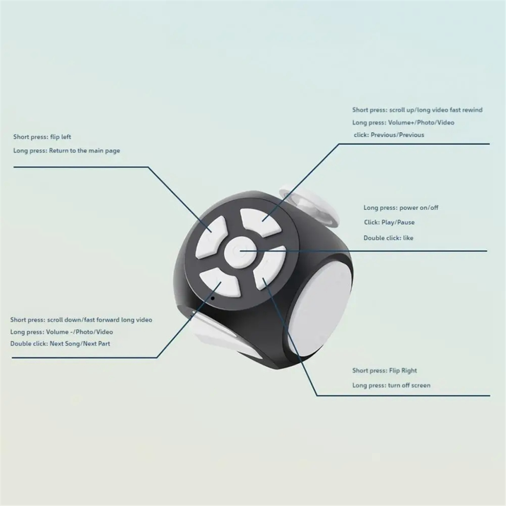 Decompression Dice Remote Control Bluetooth Remote A