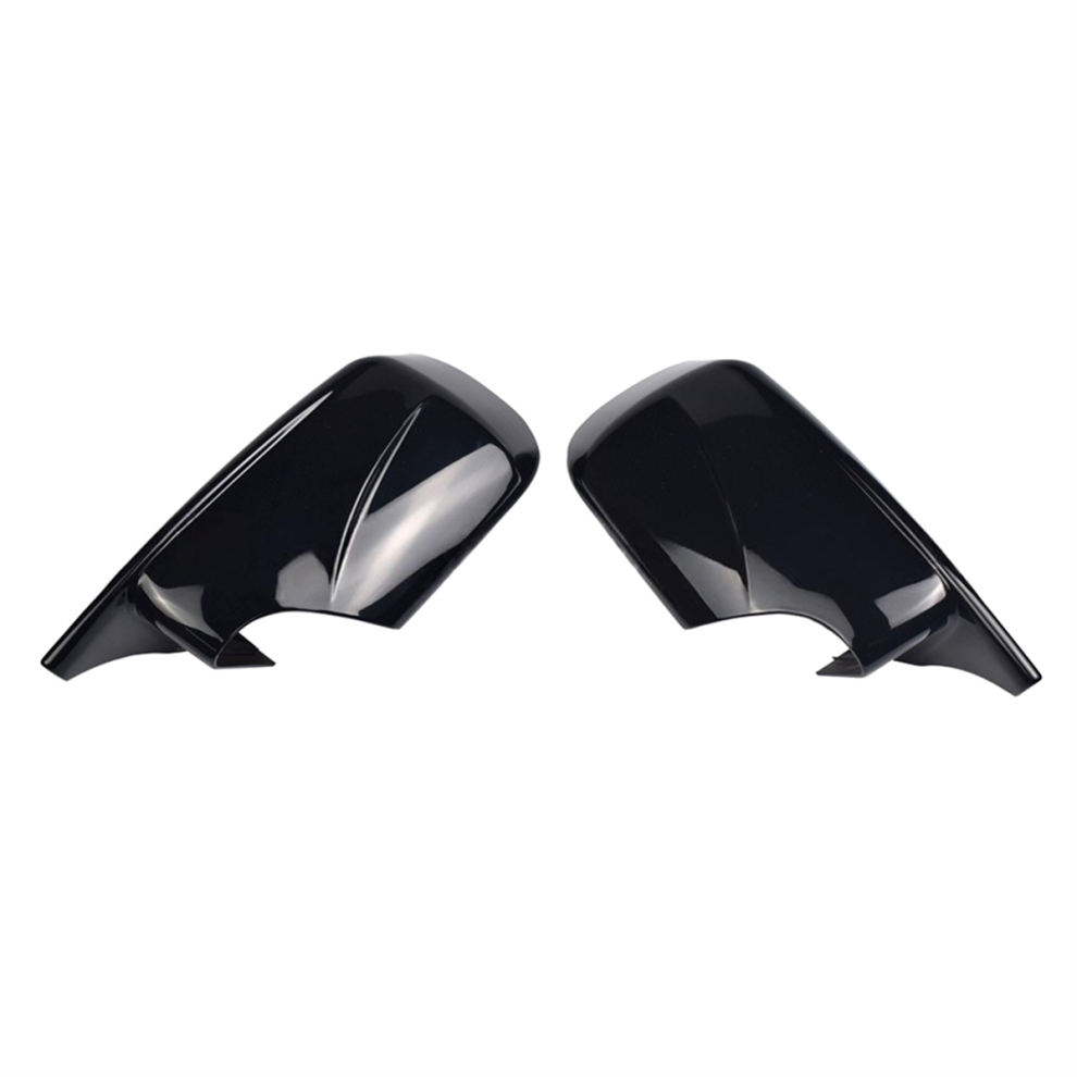 Rearview Mirror Cover Side Door Wing Mirror Caps For E46 Black 4711467095404
