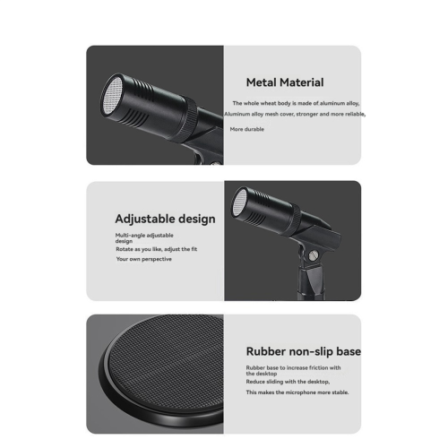 Condenser Microphone Desktop Recording Microphone for PC Laptop 1