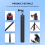 for X5 Action4/Pocket3 Camera Selfie Stick 1.6m 6