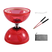 Three-Bearing Double-Head Diabolo Fitness Toy Play Diabolo Yo-Yo Play