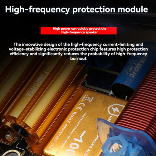 High Power Frequency Divider 1 High 1 Mid 2 Bass Speaker Crossover 1