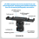 Dual Cold Shoe Mount Bracket 1/4 Arca for DSLR Camera A 4