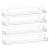 Ράφι τοίχου 4 Pack, Clear Acrylic βερνίκι νυχιών 1