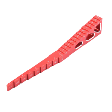 Aluminium Alloy 2 in 1 Ride Height & Droop Gauge Ruler Red