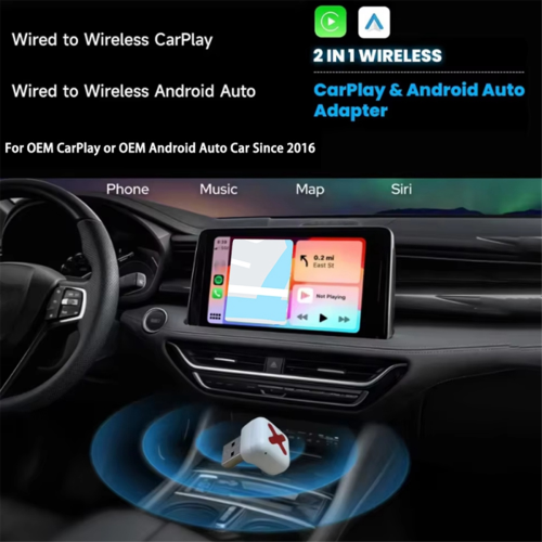 2 In1 Wireless CarPlay Adapter For Android Auto Adapter A 1