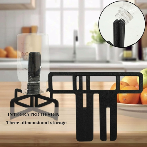 2pcs 3 In1 Stackable Wine Bottle Drying Rack 2