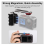 Handle Magnetic Metal Cage Handle Grip Kit Bundle for Action 5