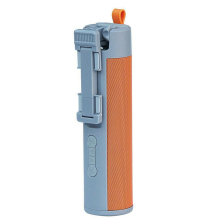 Audio Device Combined with Selfie Stick and Charging Battery Orange