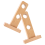 2-Pack Natural Wood Curtain Rod Brackets
Sturdy Wall-Mounted Support Hook 1