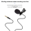 2Pcs Lavalier Lapel Microphones 3.5mm Connector Lavalier Microphone 5
