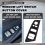 Car Interior Door Window Switch Cover for RHD Black 6