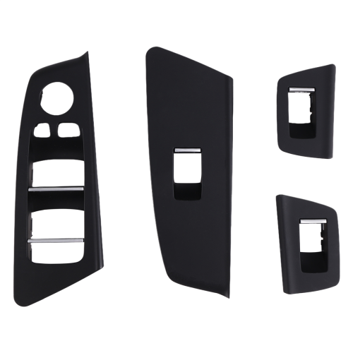 Car Interior Door Window Switch Cover for RHD Black