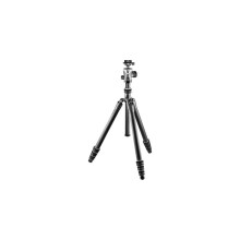 GK2545T-82QD Traveler Tripod Kit with Carbon Fiber Construction, 4-Section Design, Professional Ball Head, Compact and Lightweight