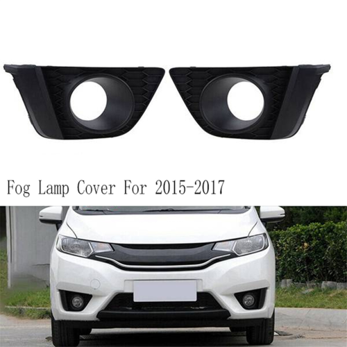 Car Fog Lamp Bezel Cover Nets for Front Bumper Light Grille 2