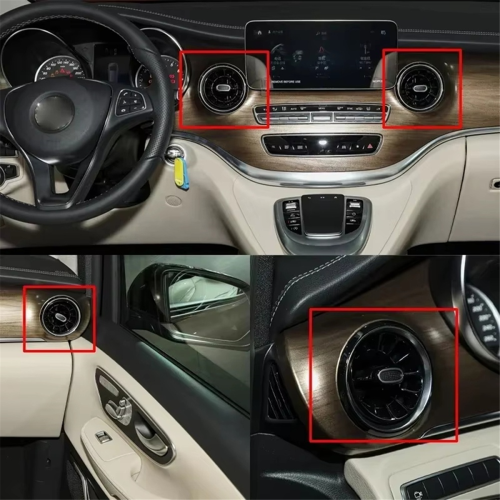 Front Dashboard Air Conditioning Vent Grille for Black 2