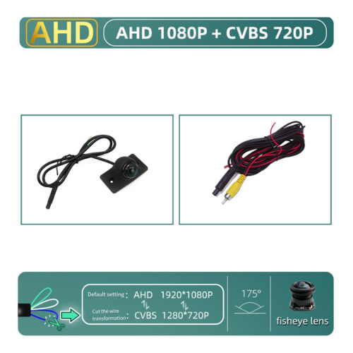 Car AHD1080P Front and Rear View Camera 2