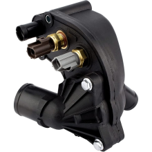 Thermostat Assembly Water Vent with Sensor YU3Z-8A586-AA for