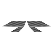 Carbon Fiber Inner Door Panel Cover Decals Trim for 2 Series