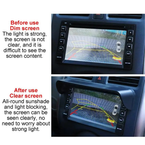 1PCS Car Navigation Sun Visor Car GPS Navigation Sun Visor 1