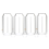 AL1608 4Pcs HIFI Bi-Wire Speaker Cable Audio Wire Boot Splitter 1